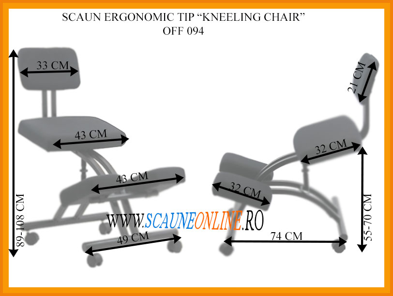 Dimensiuni Scaun ergonomic tip kneeling chair OFF 094