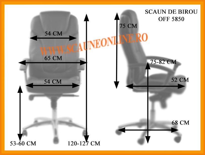 Dimensiuni scaune birou OFF 5850