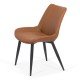 Scaun dining piele ecologica BUC 203 maro Scaun dining piele ecologica BUC 203 maro