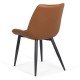 Scaun dining piele ecologica BUC 203 maro Scaun dining piele ecologica BUC 203 maro