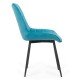 Scaun living din catifea si cadrul metalic BUC 206 tucoaz Scaun living din catifea si cadrul metalic BUC 206 tucoaz