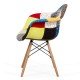 Scaun Fotoliu Patchwork BUC 243 multicolor Scaun Fotoliu Patchwork BUC 243 multicolor
