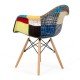 Scaun Fotoliu Patchwork BUC 243 multicolor Scaun Fotoliu Patchwork BUC 243 multicolor