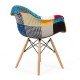 Scaun Fotoliu Patchwork BUC 243 multicolor Scaun Fotoliu Patchwork BUC 243 multicolor