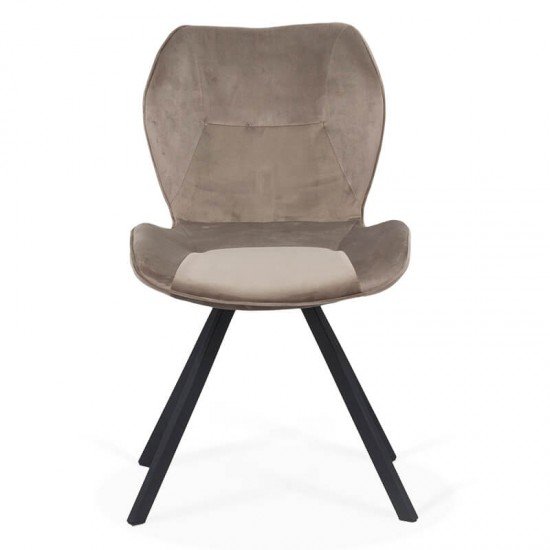 Scaun living catifea BUC 246 gri Scaun living catifea BUC 246 gri