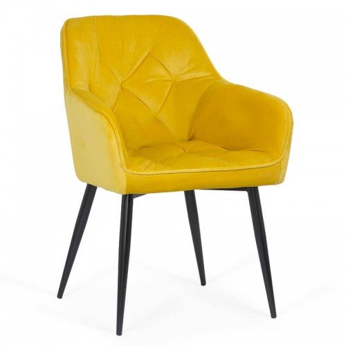 Scaun dining din catifea buc 257