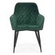 Scaun dining din catifea BUC 258 verde Scaun dining din catifea BUC 258 verde