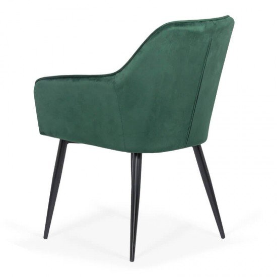 Scaun dining din catifea BUC 258 verde Scaun dining din catifea BUC 258 verde