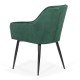 Scaun dining din catifea BUC 258 verde Scaun dining din catifea BUC 258 verde