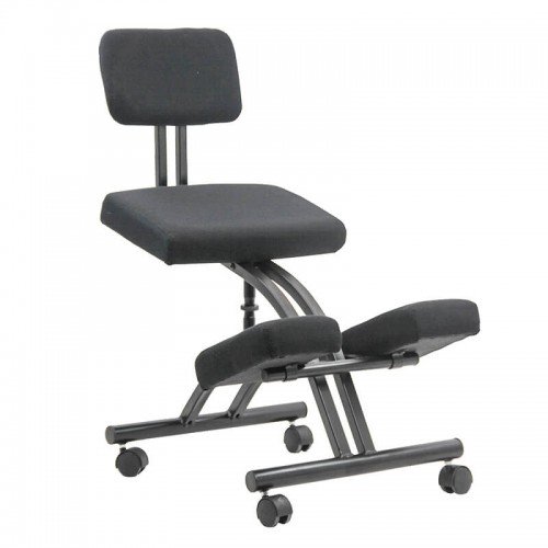 Scaun birou tip kneeling chair off 094 negru