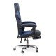 Gaming chair with footrest OFF 302 blue