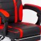 Scaun gaming cu suport de picioare OFF 302 rosu Scaun gaming cu suport de picioare OFF 302 rosu