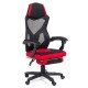 Scaun gaming cu suport de picioare OFF 304 rosu Scaun gaming cu suport de picioare OFF 304 rosu