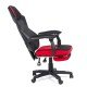 Gaming chair OFF304 red with footrest 