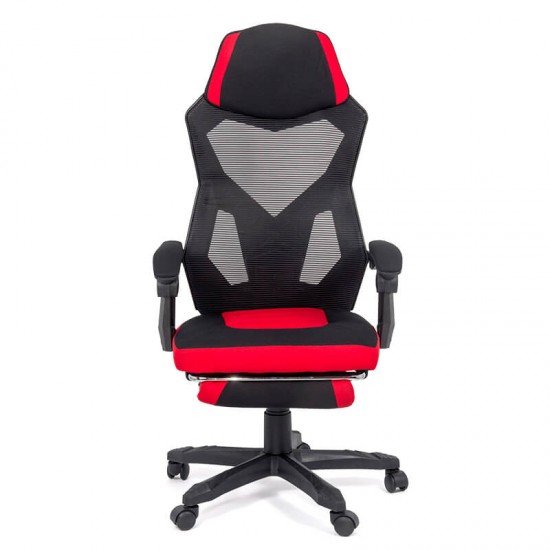 Scaun gaming cu suport de picioare OFF 304 rosu Scaun gaming cu suport de picioare OFF 304 rosu