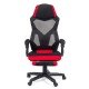 Gaming chair OFF304 red with footrest 