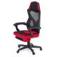 Scaun gaming cu suport de picioare OFF 304 rosu Scaun gaming cu suport de picioare OFF 304 rosu