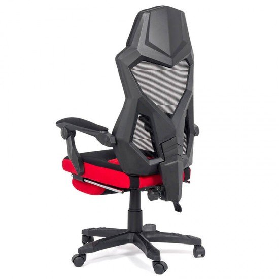 Gaming chair OFF304 red with footrest 