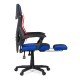 Scaun pentru gaming cu suport de picioare OFF 304 albastru Scaun pentru gaming cu suport de picioare OFF 304 albastru