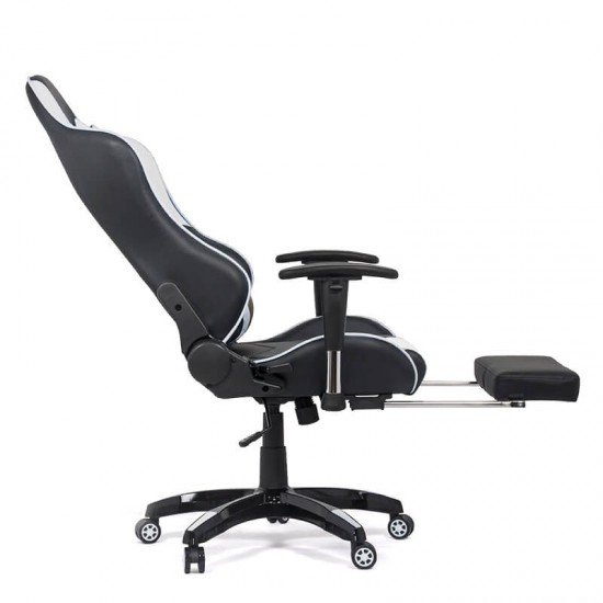Scaun gaming cu spatar rabatabil OFF 306 alb Scaun gaming cu spatar rabatabil OFF 306 alb