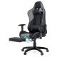 Scaun gaming cu spatar rabatabil OFF 306 gri Scaun gaming cu spatar rabatabil OFF 306 gri