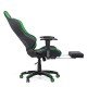 Scaun gaming cu spatar rabatabil OFF 306 verde Scaun gaming cu spatar rabatabil OFF 306 verde