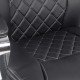 Scaun directorial cu arcuri rezistent 150 KG OFF 313 negru Scaun directorial cu arcuri rezistent 150 KG OFF 313 negru