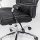 Scaun directorial cu arcuri rezistent 150 KG OFF 313 negru Scaun directorial cu arcuri rezistent 150 KG OFF 313 negru