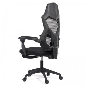 Scaun de gaming ergonomic cu suport de picioare OFF 424 negru Scaun de gaming ergonomic cu suport de picioare OFF 424 negru