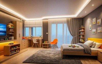 5 idei pentru amenajarea camerei copiilor