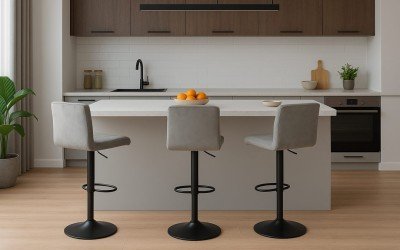 Bar de bucatarie - modele, scaune, culori in trend in 2025