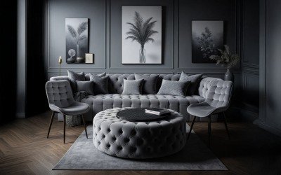 Eleganta neutrului: cum transforma culoarea gri designul interior