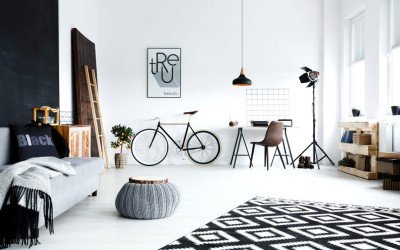 Idei de amenajare a locuinței în alb și negru Idei de amenajare a locuinței în alb și negru