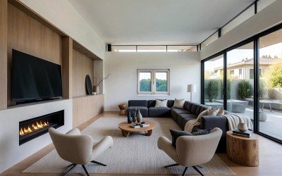 Idei amenajare living modern