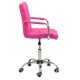RESIGILAT - Scaun de birou pentru copii reglabil si rotativ OFF 328 roz