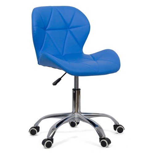 Scaun de birou OFF 334 albastru pentru copii rotativ – resigilat scauneonline.ro