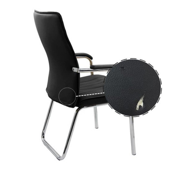 RESEALED - Waiting chair HRC 614 black
