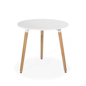 RESIGILAT - Masuta rotunda  BUC 081 alba