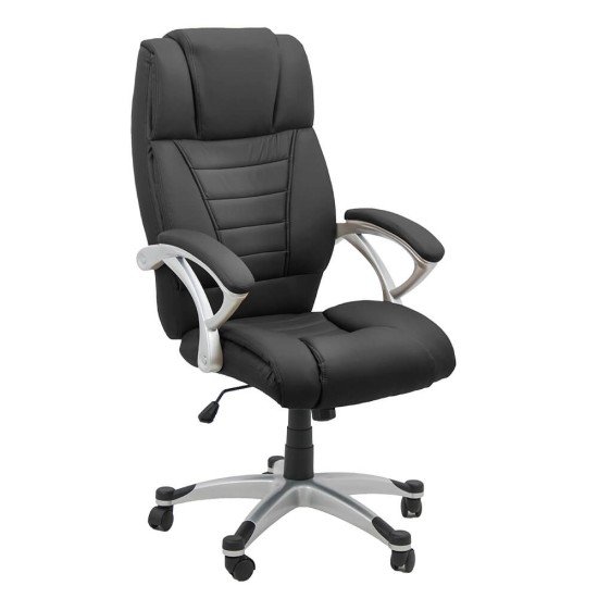 RESEALED - Office chair in ecological leather OFF 223 black