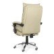 RESEALED - Executive chair with footrest and recliner OFF 419 cream