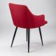RESEALED - Armchair for cafe in fabric HRC 598 red