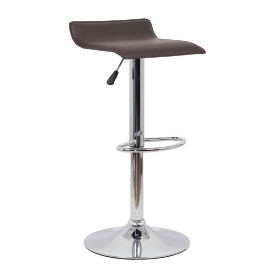 Scaun de bar ABS 119 maro rotativ si reglabil inaltime - resigilat Scaun de bar ABS 119 maro rotativ si reglabil inaltime - resigilat
