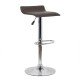 Scaun de bar ABS 119 maro rotativ si reglabil inaltime - resigilat Scaun de bar ABS 119 maro rotativ si reglabil inaltime - resigilat