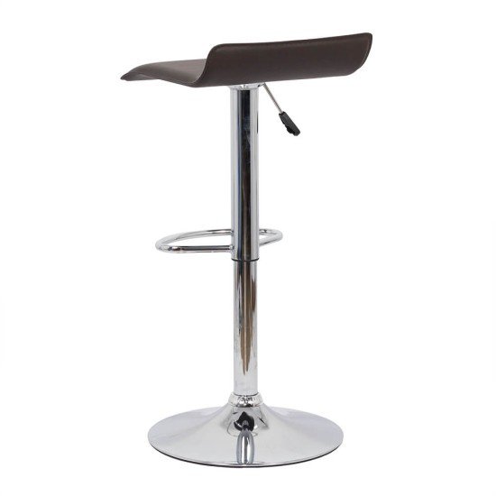 Scaun de bar ABS 119 maro rotativ si reglabil inaltime - resigilat Scaun de bar ABS 119 maro rotativ si reglabil inaltime - resigilat