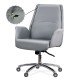 RESEALED - Office chair in ecological leather resistant 200 kg OFF 800 gray