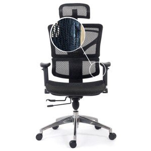 RESIGILAT - Scaun ergonomic multifunctional SYYT 9500 negru RESIGILAT - Scaun ergonomic multifunctional SYYT 9500 negru