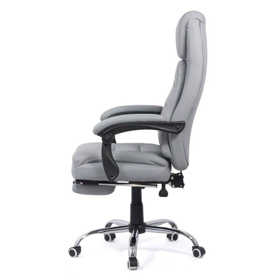 Scaun directorial cu suport de picioare OFF 425 gri recliner Scaun directorial cu suport de picioare OFF 425 gri recliner