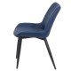 RESEALED - Eco leather dining chair BUC 203 blue