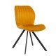 RESEALED - Velvet living room chair BUC 248 yellow