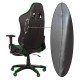 Scaun Gaming cu suport de picioare si rabatabil OFF 306 verde Scaun Gaming cu suport de picioare si rabatabil OFF 306 verde